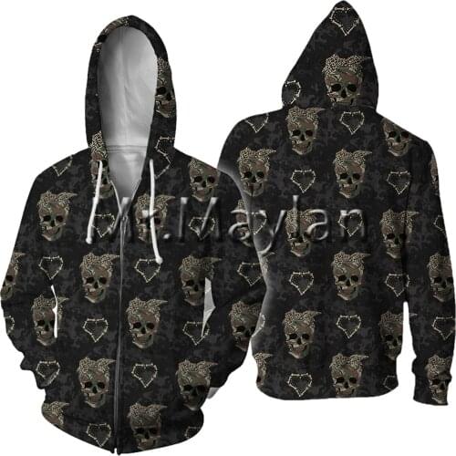 New Arrival Love Skull Mom Zip Hoodie 3D Full Printed Jacket Men/Women Ropa Casual Vintage Streetwear Sweatshirts Drop ship