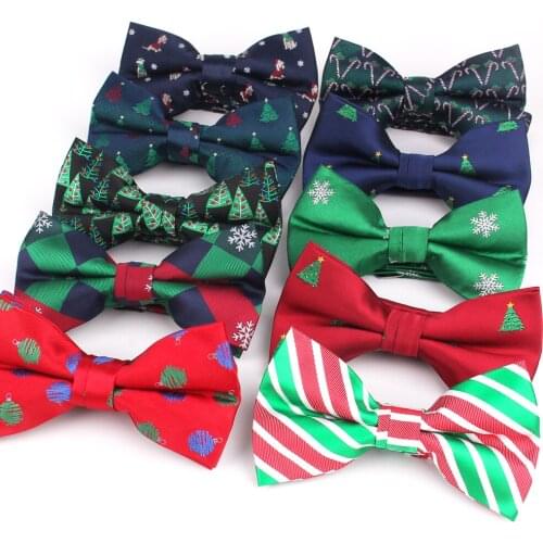 NEW Men Bowtie Casual Christmas Bow tie For Men Women Bow knot Adult Cartoon Bow Ties Cravats Christmas Tree Party Bowties