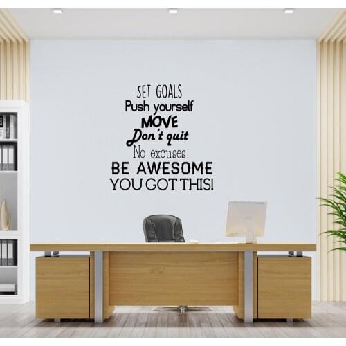 New Design Sentence Home Decor Wall Stickers For Living Room Bedroom Decal Creative Stickers