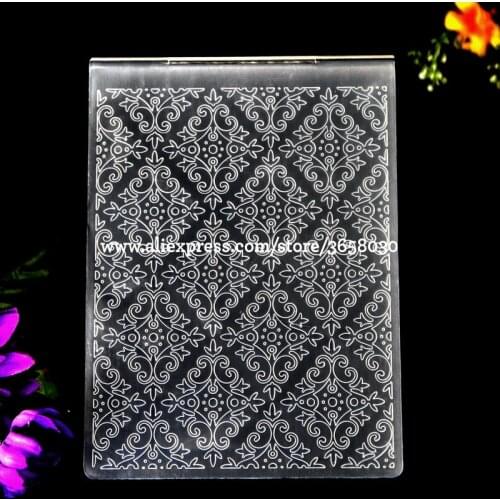 Flowers Plastic Embossing Folder For Scrapbook DIY Album Card Tool Plastic Template 10.5x14.5cm 8070625