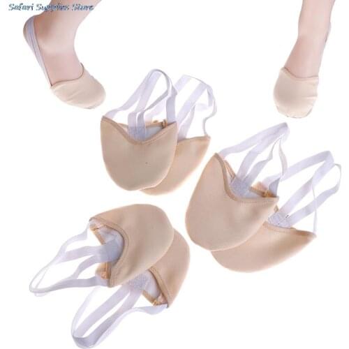 Half length gymnastic shoes child adult Gymnastics pig skin sole Shoes