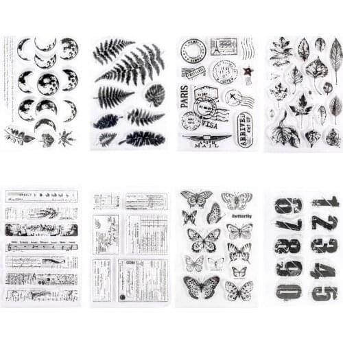 Clear 8 Style Available Embossing Mould, DIY Printing Carbon Steel Mould for Card Making and Scrapbooking