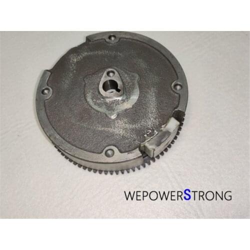 Manual Or Electric Start Type Flywheel Fits For 168F 170F GX140 GX160 GX200 Model Gasoline Engine 2KW-3KW Generator Spare Parts