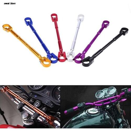 Motorcycle Bike Handlebar Cross Bar Steering Wheel Strength Lever for most 7/8" 22mm handlebar motorcycles