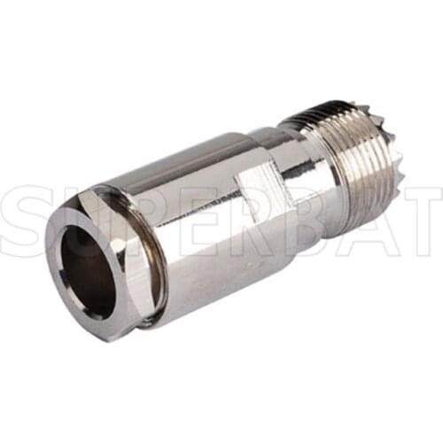 Superbat 10pcs UHF Clamp Jack RF Coaxial Connector for Cable RG8 RG214 RG213 LMR400