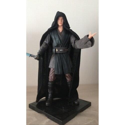 1:12th Black Cape Cloak Model with Hat For 6" Male Figure