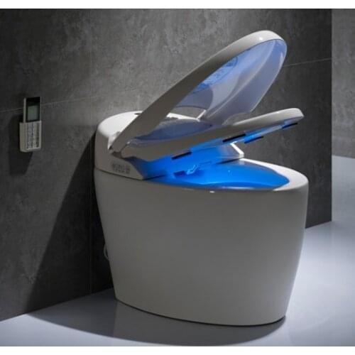 Elongated One Piece Smart Toilet With Advance Bidet And Soft Closing Toilets Seat Wc Accessories