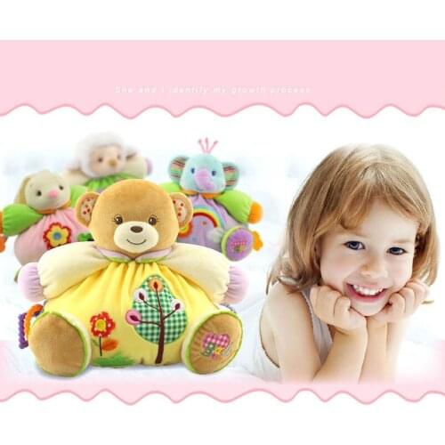 22cm Baby Cute Cartoon Animal Plush Toys Girls Boys Kids Soft Appease Sleep Bedtime Playmates Plush Dll Mobile Phone Straps