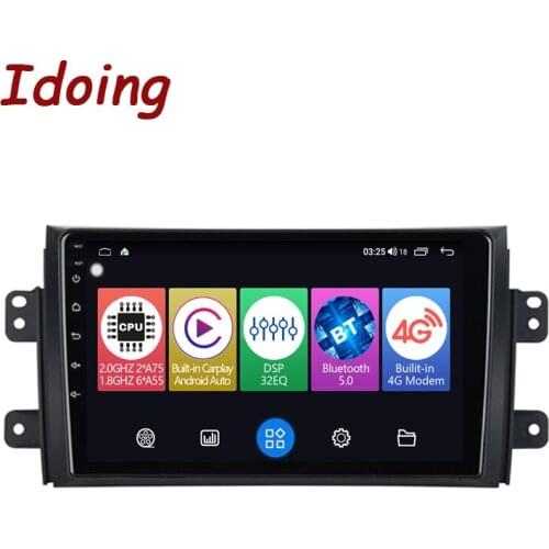 Idoing Android Car Video Radio Players For Suzuki SX4 1 2006-2014 For Fiat Sedici 189 2005-2014 Stereo Head Unit Plug And Play
