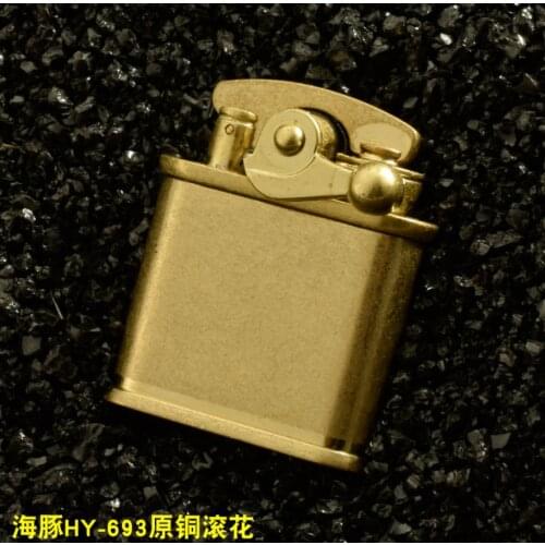 Dolphin Mechanical arm kerosene gasoline lighter Retro outdoor grinding wheel flame igniter