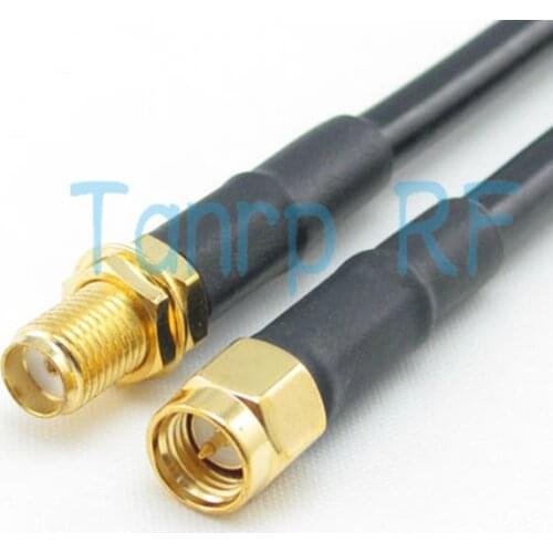 Freeshipping! Wholesale 6FEET RG58 SMA female jack to SMA male plug 200CM RF Pigtail jumper coaxial cable