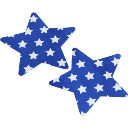 Candiway nipple covers Star Adhesive Nipple Pads Body Breasts Stickers Disposable Milk Paste Anti Emptied Chest Paste Bra