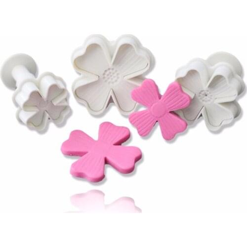 Facemile Plastic DIY Flower Fondant Cake Cookie Cutter Mold Biscuit Pastry Mould Sugarcraft Tool Cake Decorating Tools