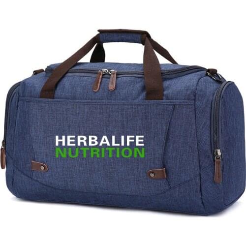 Herbalife nutrition Gran capacidad hombres equipaje de mano viaje bolsas de lona bolsas de viaje fin de semana bolsos de hombro