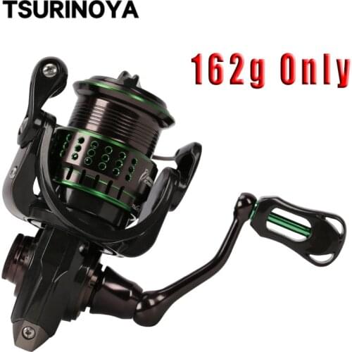 TSURINOYA Ultralight 162g Spinning Fishing Reel Kingfisher BFS Mini Bait Shallow Spool Lure Coil For Trout Fish