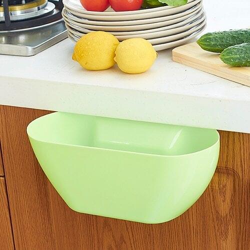Colorful Eco-Friendly Novelty Hanging Sundries Storage Barrel Waste Bin Kitchen Trash Can Bins torage Box Bowl Plastic Dustbin