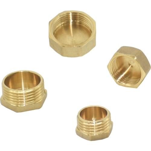 Brass Male 1/2 3/4 Inch Female Threaded End Connector Water Seal Pipe Repair Water Stop Connector Plug