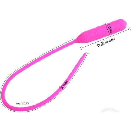 Male masturbator urethral sound dilator penis plug sex toys for men dilatador urethra plug vibrator silicone sounding rod