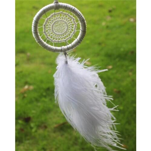 New fashion originality big Hot white Dreamcatcher Wind Chimes Indian Style Feather Pendant Dream Catcher Gift