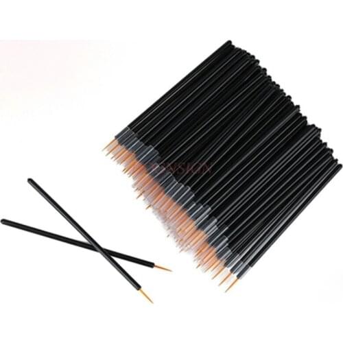 Disposable Eyeliner Brush Eyeliner Beginner Hard Eyeliner Disposable Makeup Brush Makeup Pen 50 Packs Sale