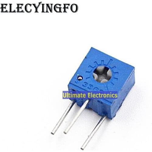 20PCS 3362W-103 10K 1K 2K Precision Adjustable Potentiometer Cross Single Turn Potentiometer