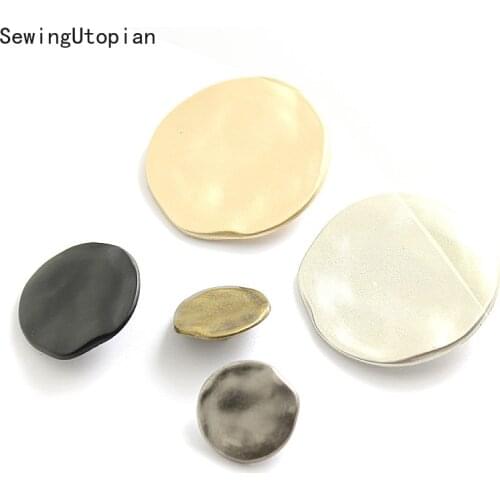 10PCS Bronze Sewing Jean Buttons for Cloth Flatback Cabochon Scrapbooking Crafts Knopf Bouton Decor Diy Accessories 25/30MM
