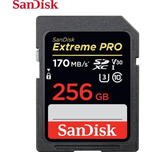 SanDisk Secure Digital Memory Card 256GB 128GB 64GB SDXC 32GB 16GB Camera SD Flash Memory Card For Digital SLR Camera Camcorder
