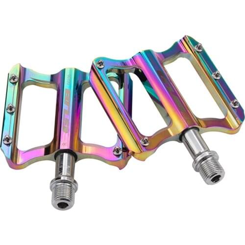 Bike Pedals 9/16" Sealed Bearing Ultralight Aluminum Alloy Platform Metal Pedals Bicycle Accessories