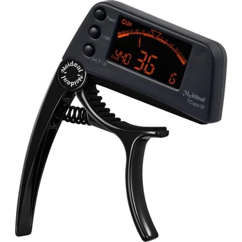 High Quality Folk Guitar Capo Electronic Tuner Guitar Quick Change Clamp Key Accessories 6 String Guitar Metal Capo GP155