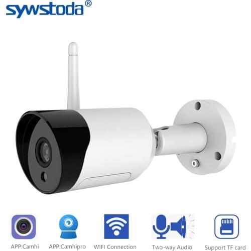 Wifi Camera 1080P ONVIF Wireless Alarm Push CamHi P2P 2MP CCTV Bullet Outdoor IP Camera With SD Card Slot Max Optional 5MP