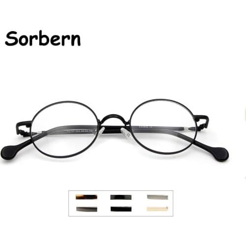 Woman Optical Frame Glasses Men Round Small Retro Vintage Glasses Full Rim Male Spectacle Frames Oval Women Eyewear Lunette