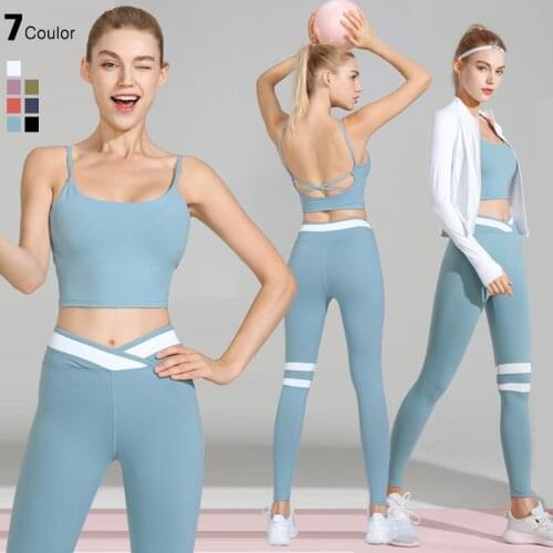 2/3Pcs WomenS Tracksuit Pants Sport Outfit For Woman Yoga Set Gym Set Clothing Leggings Suit For Fitness