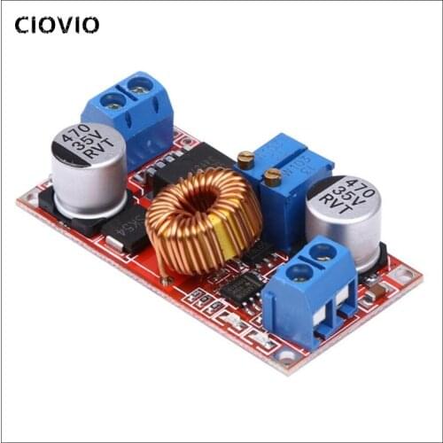 2 pcs 5A DC to DC CC CV Lithium Battery Step down Charging Board Led Power Converter Lithium Charger Step Down Module hong