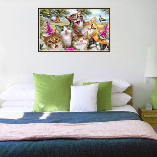 Animal Pattern Resin Diamond Painting DIY Cross Stitch Craft Room Wall Decor