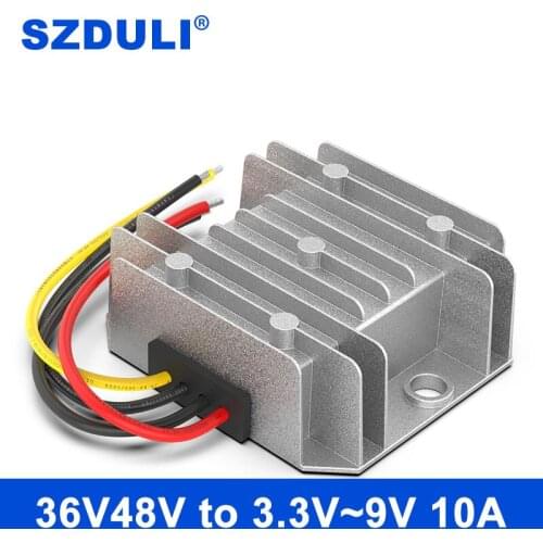 36V48V to 3.3V3.7V4.2V6V7.5V9V10A DC power module car buck converter 20-60V to 3.3~9V regulator
