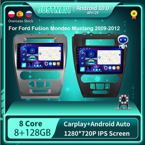 Android 10.0 Car Radio Video Player For Ford Fusion Mondeo Mustang 2009-2012 Auto GPS Stereo Navigation DSP OBD Carplay No DVD