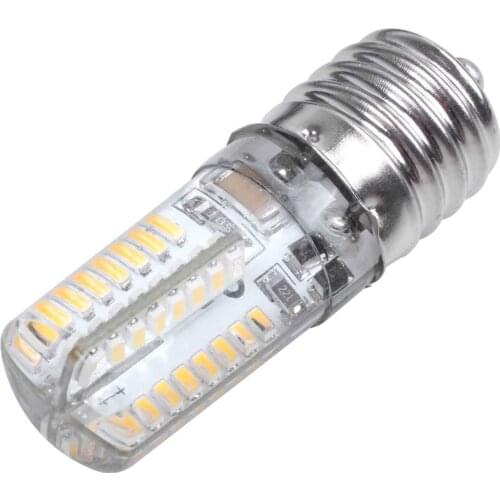 E17 Socket 5W 64 LED Lamp Bulb 3014 SMD Light Warm White AC 110V-220V