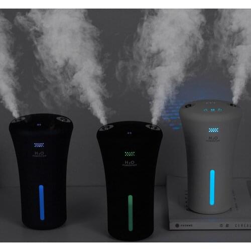 Dual-jet Desktop Humidifier USB Rechargeable Large-capacity Household Air Purification Car Negative Ion Humidifier for Bedroom