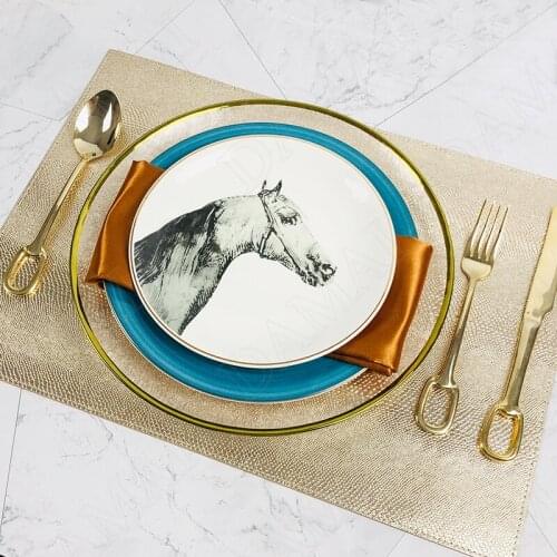 European Ceramic Plate Set Creativity Western Steak Dish Dining Table Main Course Breakfast Fruit Salad Plates Kitchen Tableware