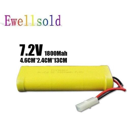 Henglong 3818-1 3819-1 3838-1 3839-1 3848-1 3849-1 3858-1 3859-1 3868 3878 3888 3889 1/16 RC tank 7.2v 1800mAh Ni-CD SC battery