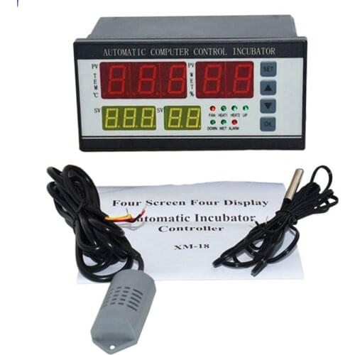 XM-18 incubator Controller thermostat Full automatic and multifunction egg incubator control system for sale RU house 2set