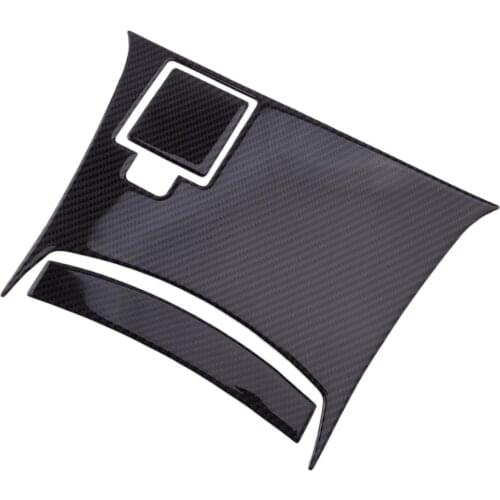 3Pcs Carbon Fiber Car Rear Center Console Panel Trim Cover Fit for Nissan 350Z 2003 2004 2005 2006 2007 2008 2009