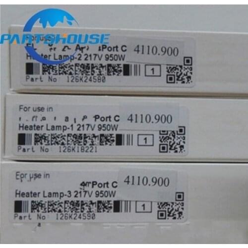 3Pcs New Fuser Lamp 220V 110V 217V 950W 126K24580 126K24590 126K18221 for Xerox 4110 4112 4127 900 1100 4595 Fuser heating LAMP