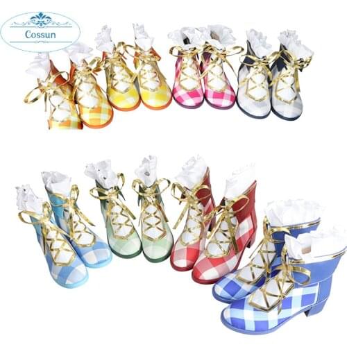 Anime Love Live All Characters Cosplay Shoes Flower Bouquet Arousal Kousaka Honoka Minami Kotori Ayase Eli Cosplay Shoes