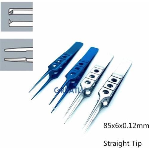 Ophthalmic Tissue forceps surgical Clip Tweezer Ophthalmic Microsurgical Instruments