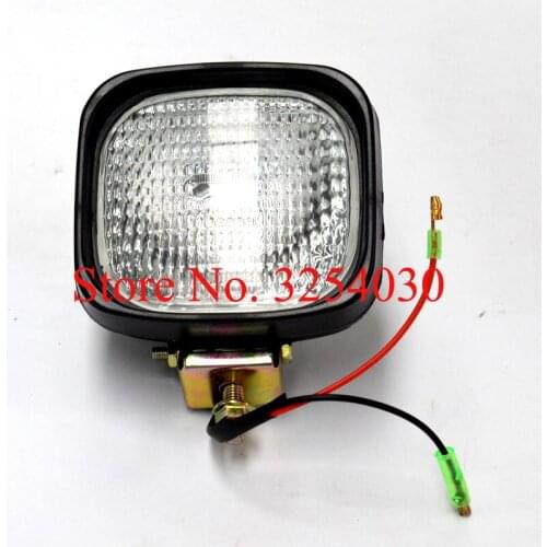 Supply Domestic Black 24V Square Head Light Headlight Work Light HX-020 105*115mm for HangCha 30HB Forklifts