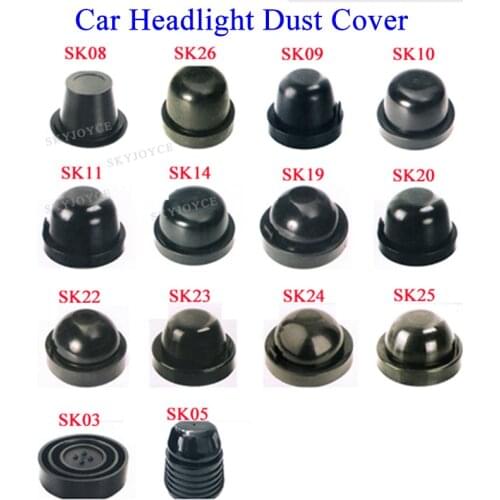 1 Piece HID LED Headlight Car Dust Cover Rubber Waterproof Dustproof Sealing Headlamp 65mm 70mm 75mm 85mm 90mm 100mm Cover Cap