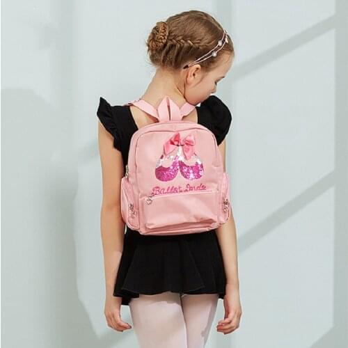 Pink Ballet Dance Bags, Girls Sports Dance Bag, Good Quality Kids Backpack, Girls Shoulder Bag, Backpack for Clothes Shoes Dress