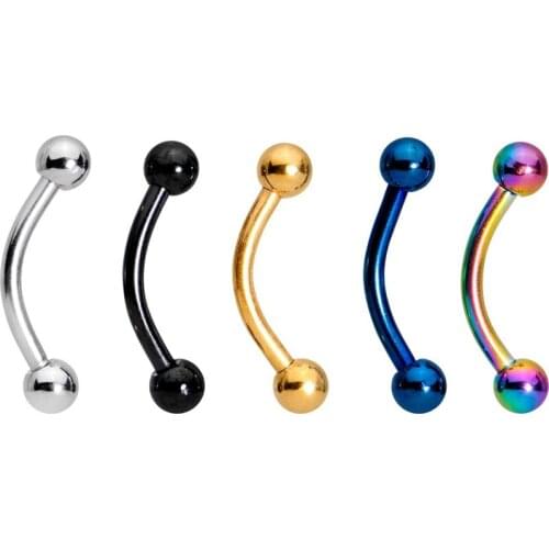 10PCS/lot Stainless Steel Earring Piercing Jewelry Nose Lip Eyebrow Ear Septum Cartilage Helix Captive Hoop Ring Piercing Nose