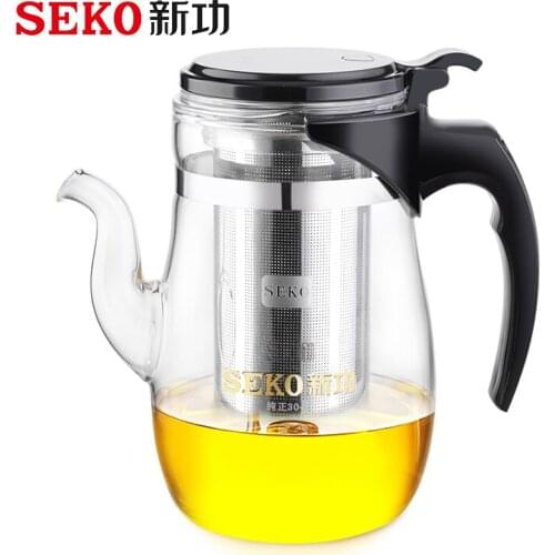 SEKO 811 Glass tea pot tea maker Teapot with 304 stainless steel filter